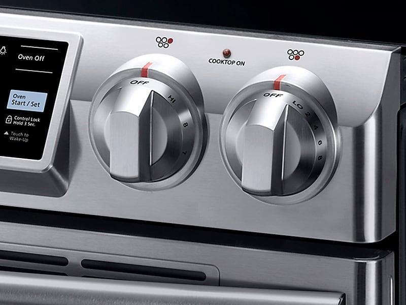 5.8 cu. ft. Slide-in Electric Range with Dual Convection in Stainless Steel