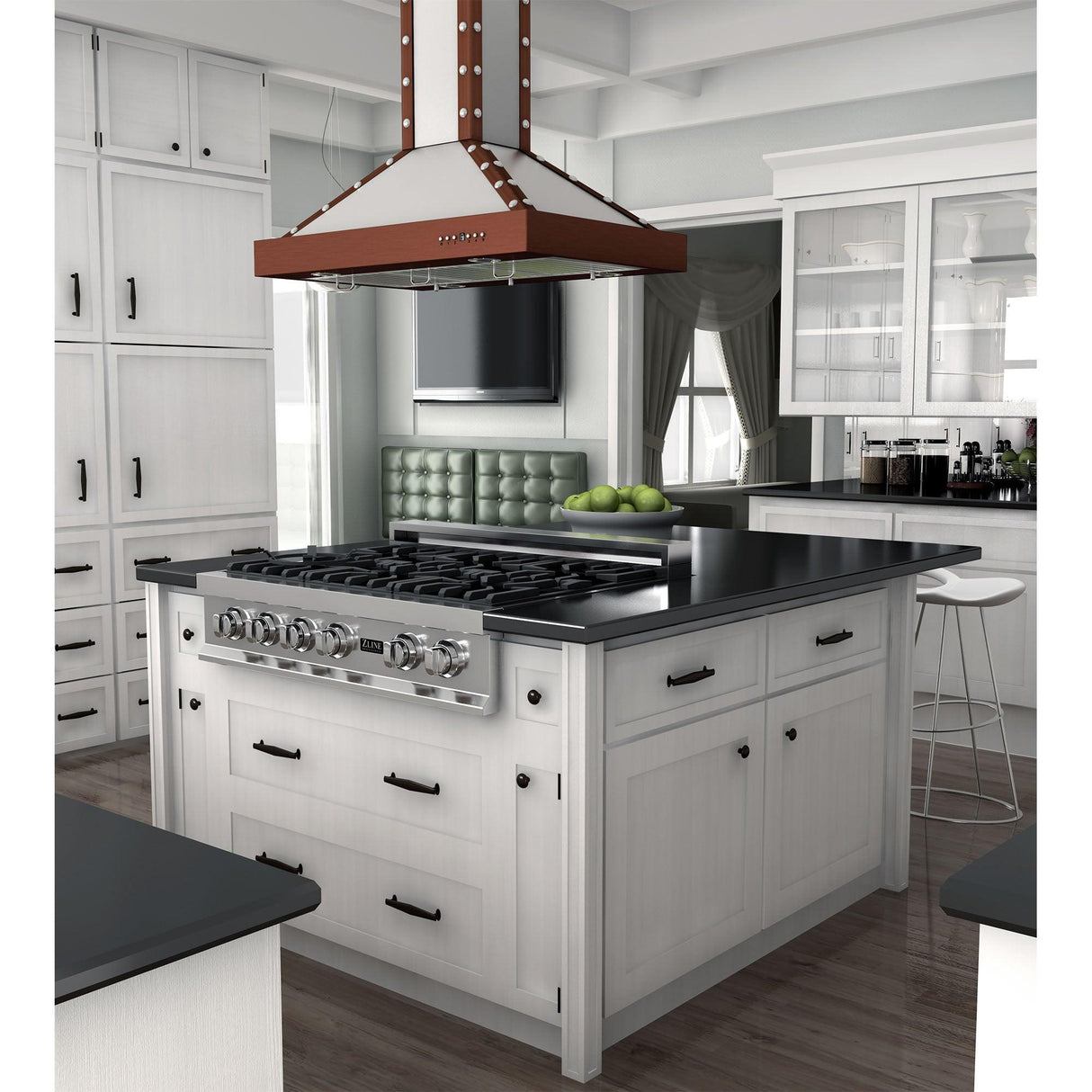 ZLINE 36" Designer Series Stainless Island Range Hood (KB2i-SCCXS-36)