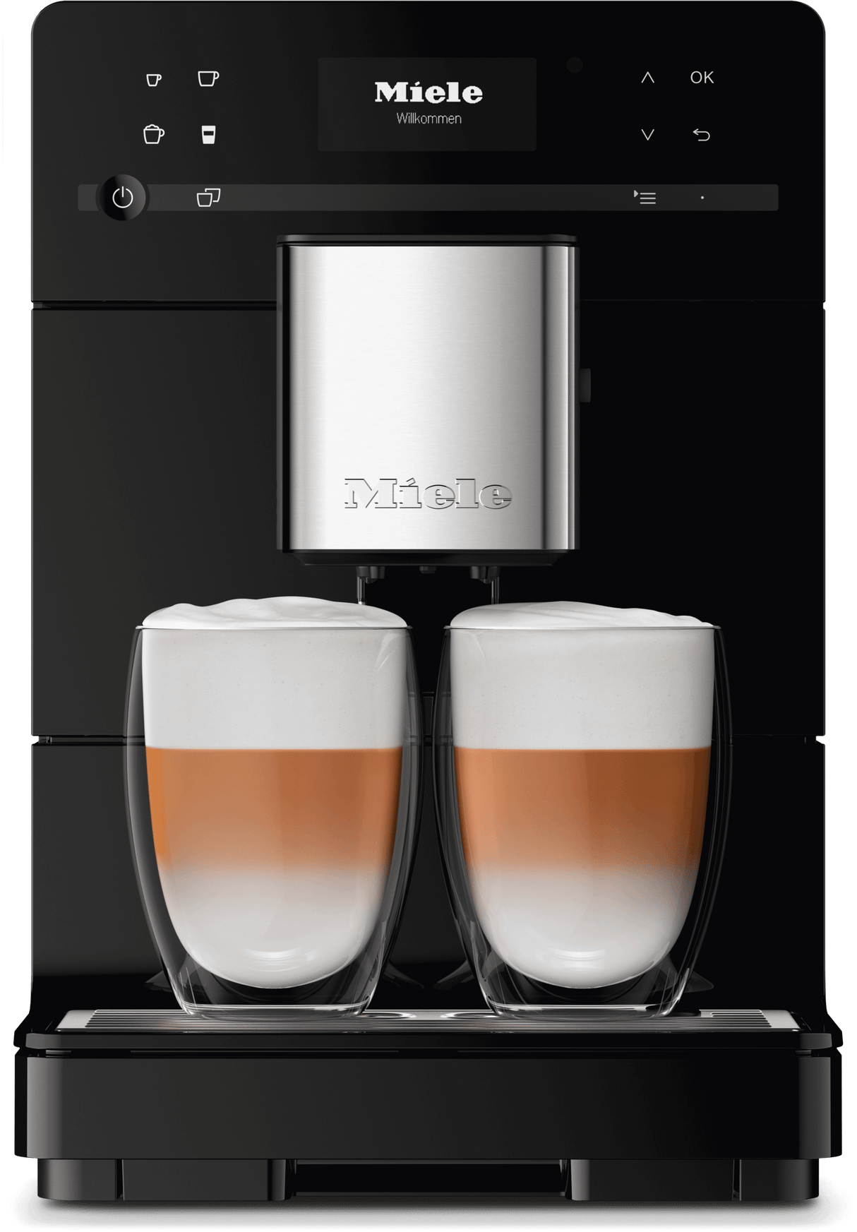CM 5310 Silence Obsidian black - Countertop coffee machine with OneTouch for Two for the ultimate in coffee enjoyment.
