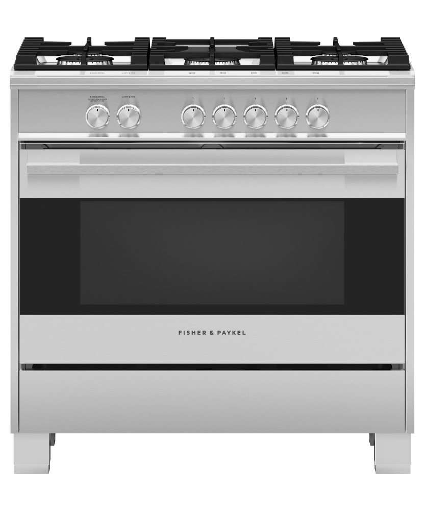 36" Series 7 Contemporary 5 Burner Gas Range