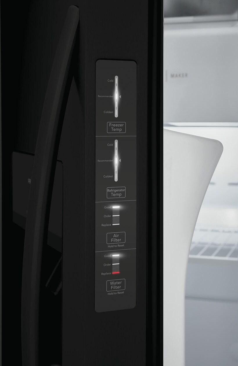 26 Cu. Ft. 36" Standard Depth Side by Side Refrigerator