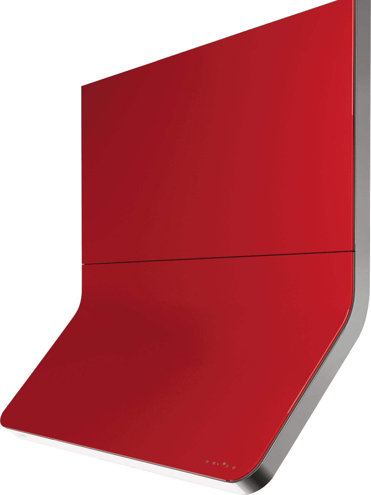 Horizon, Wall, 90cm, SS/Red Glass, BODY ONLY