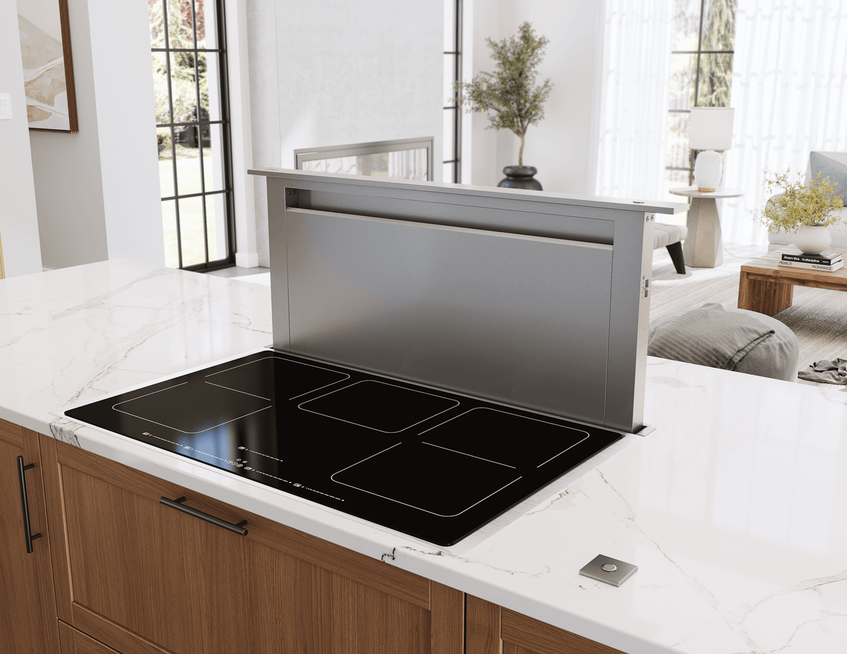 Treviso Downdraft, 14" rise, 36" Width, SS, 600 CFM