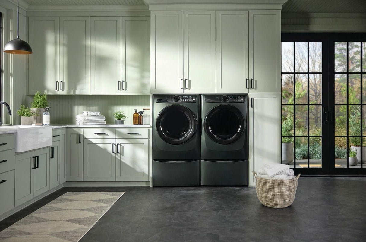 Front Load Perfect Steam™ Electric Dryer with Balanced Dry™ and Instant Refresh - 8.0 Cu. Ft.