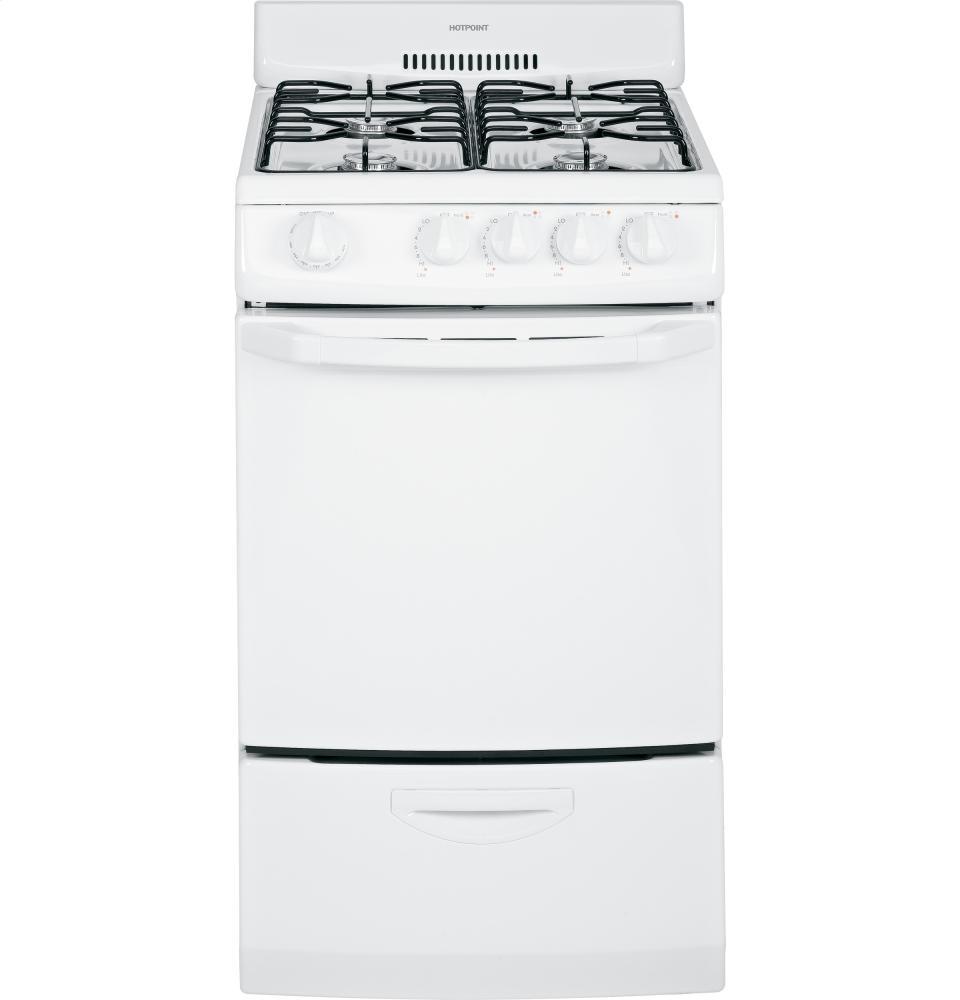 Hotpoint® 20" Free-Standing Gas Range