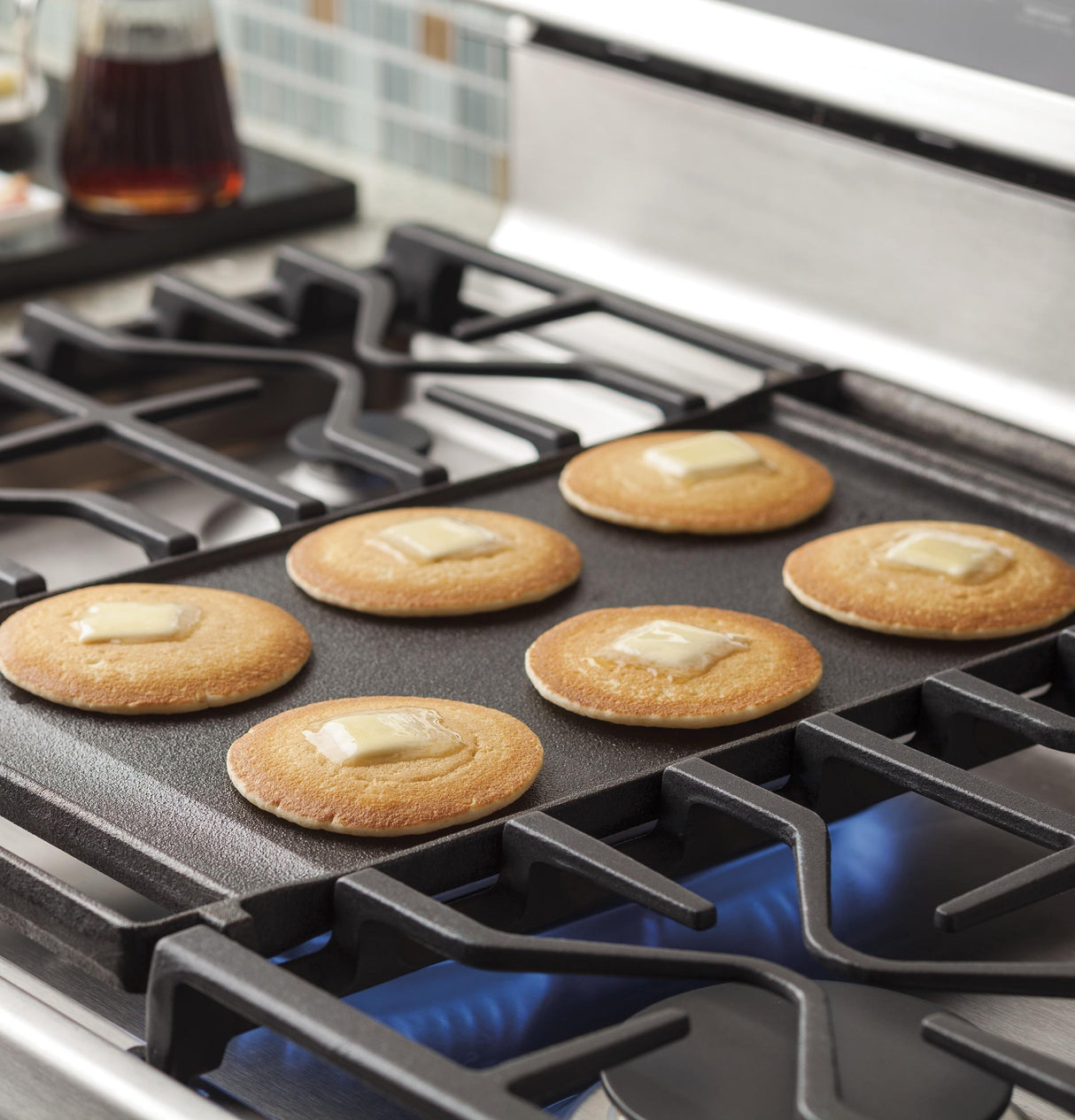 GE Profile™ Series 30" Free-Standing Gas Double Oven Convection Range