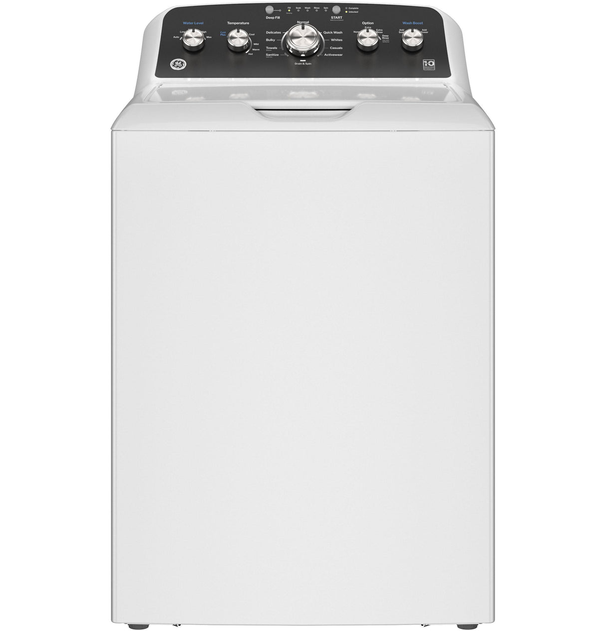 GE® 4.6 cu. ft. Capacity Washer with Stainless Steel Basket,Cold Plus and Wash Boost