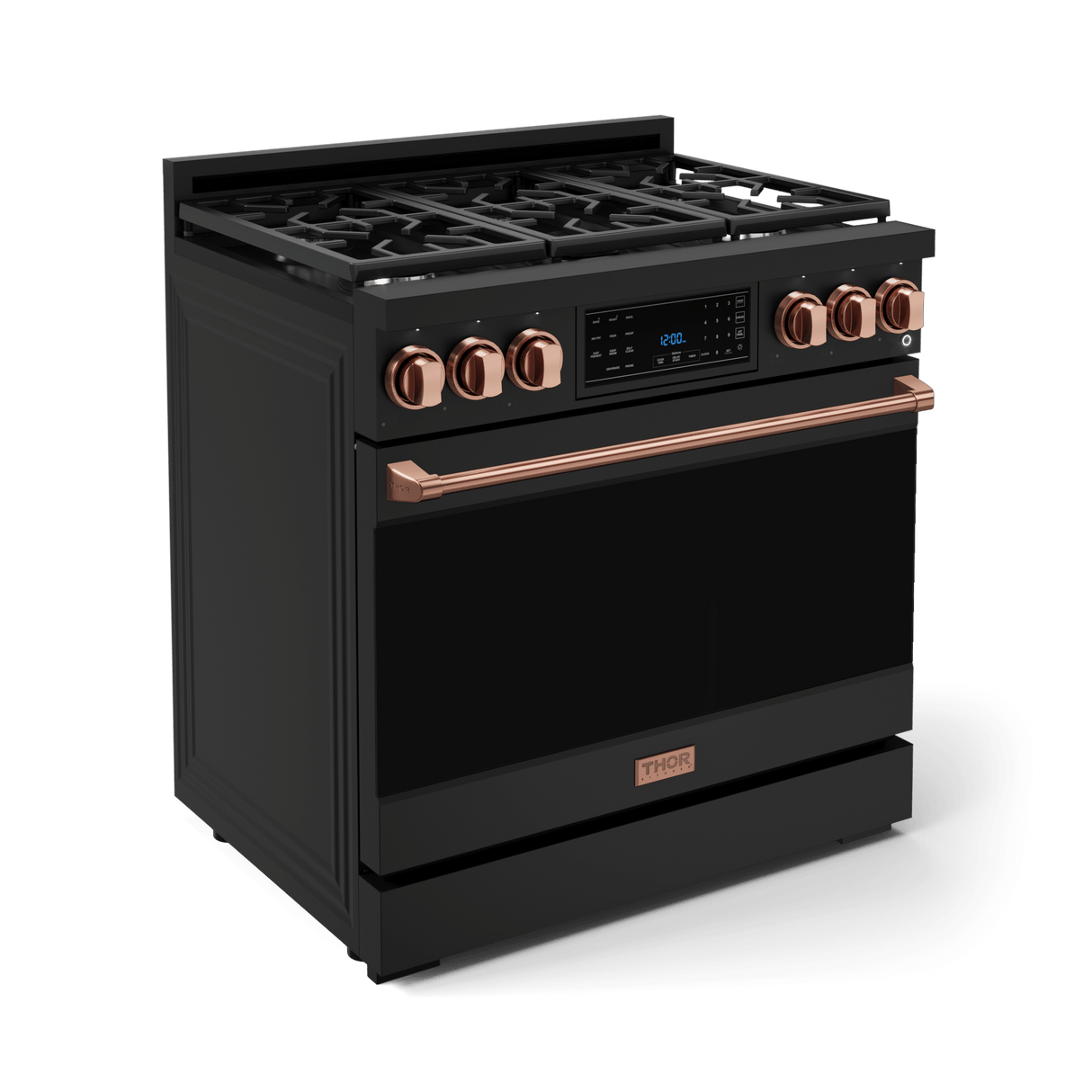 36 Inch Professional Lp Range With Tilt Panel Touch Control In Black/rose Gold Gordon Ramsay Series