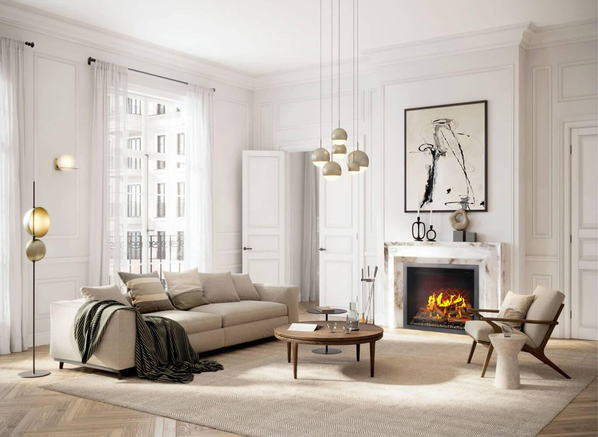 Elevation? X 36 Electric Fireplace with LCD Enhancement
