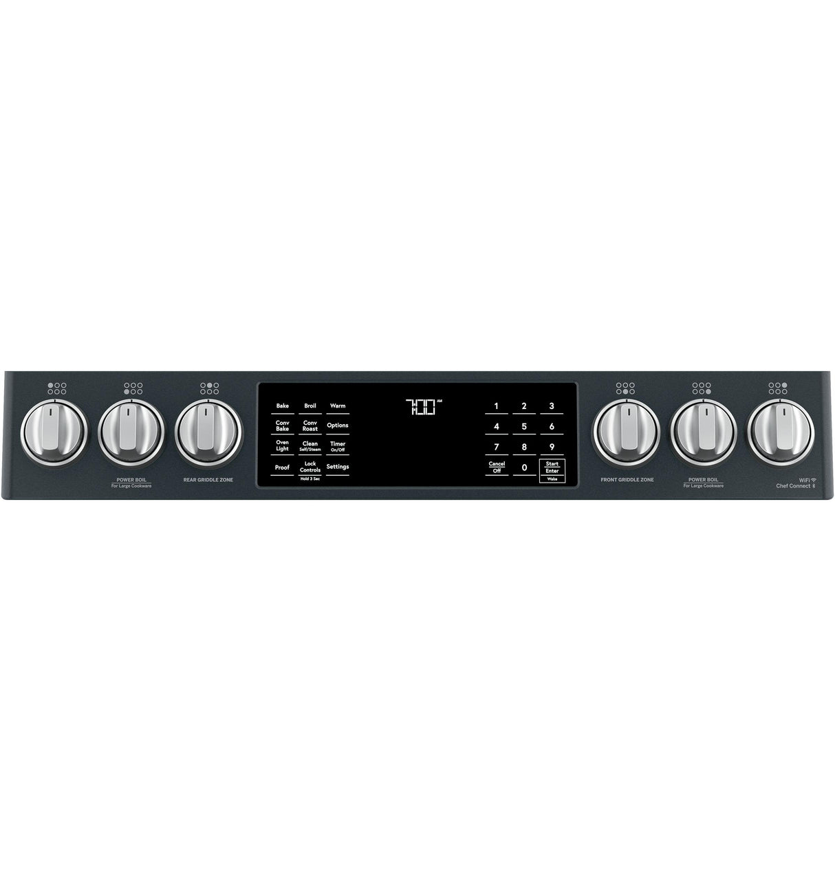 Café™ 30" Smart Slide-In, Front-Control, Gas Range with Convection Oven