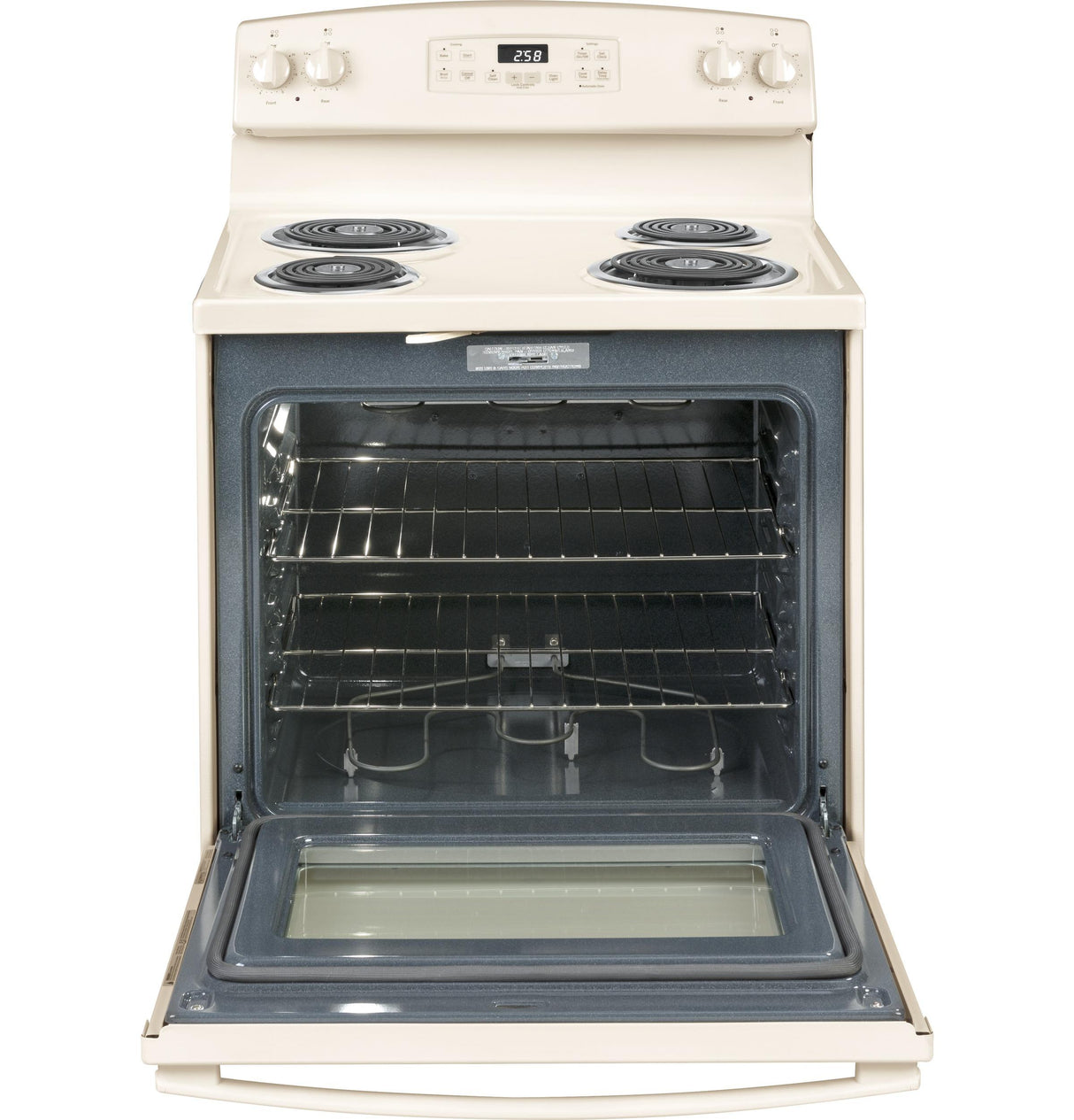 GE® 30" Free-Standing Self-Clean Electric Range