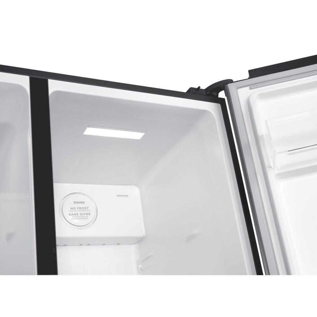 Danby 21.2 cu. ft. Side-by-Side Refrigerator in Stainless Steel Look