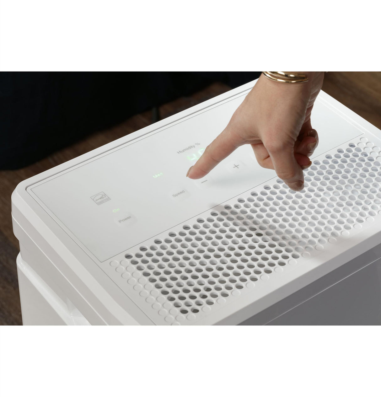 GE® ENERGY STAR® 50 Pint Portable Dehumidifier with Smart Dry for Wet Spaces