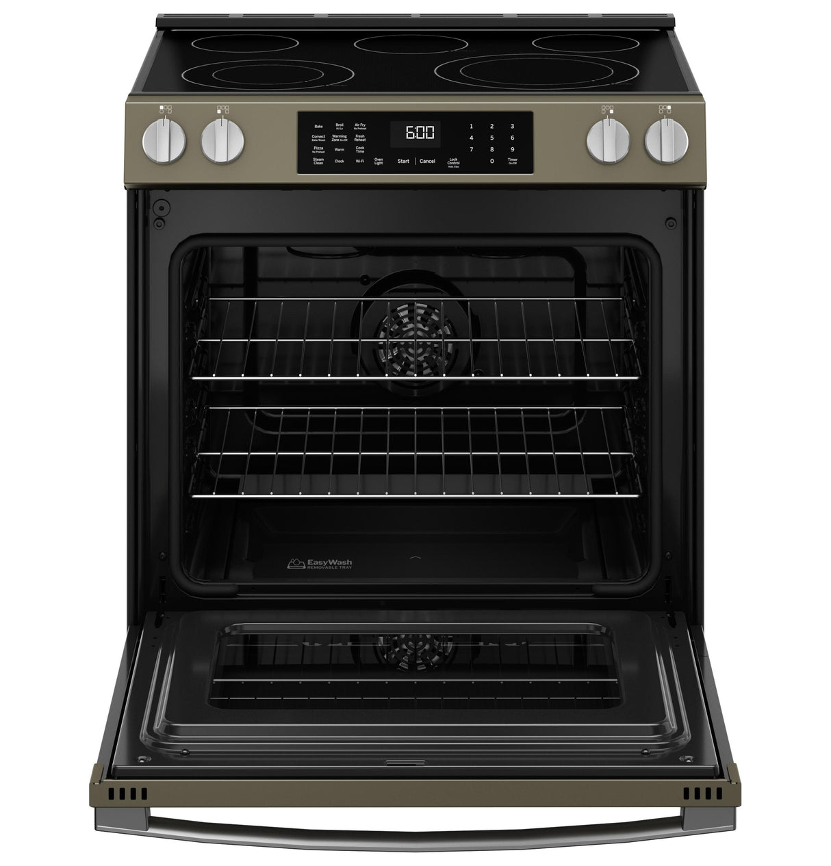 GE® ENERGY STAR® 30" Slide-In Electric Convection Range with No Preheat Air Fry and EasyWash™ Oven Tray