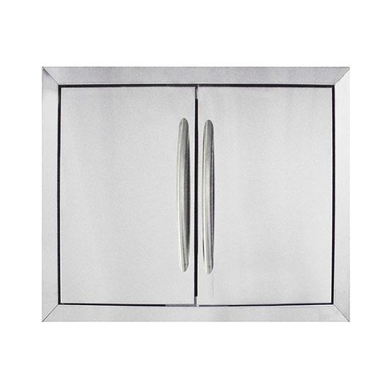 Medium Stainless Steel Double Door Set
