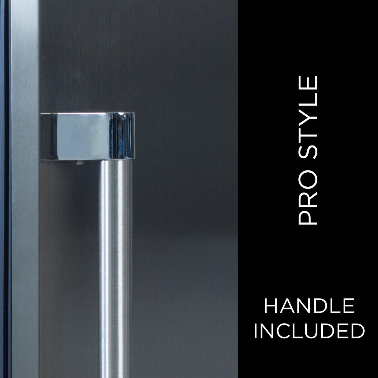 30" Beverage/Wine Double Door Black Glass Finish
