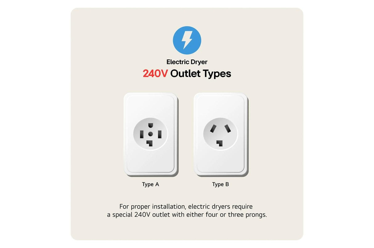 7.3 cu.ft. Ultra Large High Efficiency Electric TurboSteam™ LG EasyLoad™ Door, Wi-Fi Connectivity, White