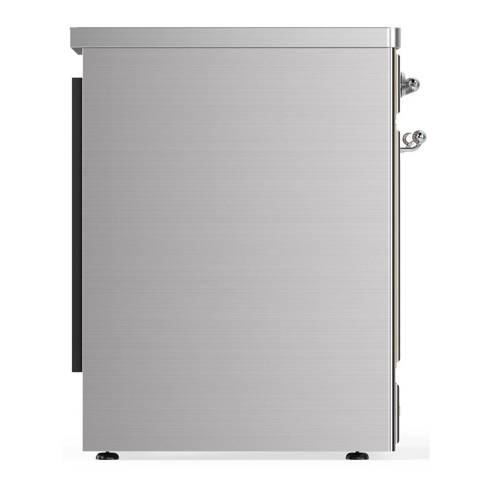 ILVE UMIB30QNR3SSC Majestic III 30 inch Induction Range with 4 Elements, 4 cu. ft. Oven Capacity (Solid Door, Stainless Steel, Chrome)