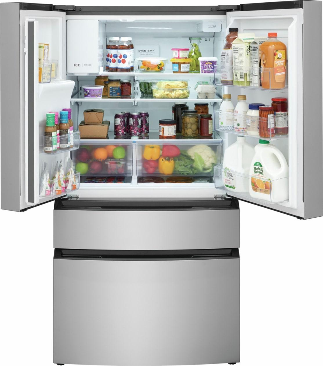 26 Cu. Ft. Standard-Depth 4-Door French Door Refrigerator
