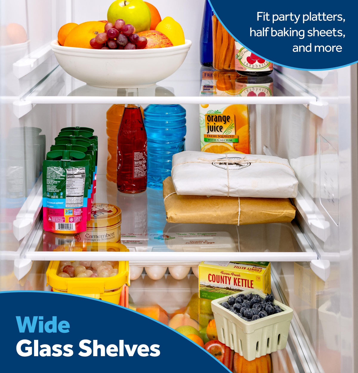 GE® 23.6 Cu. Ft. Counter-Depth Side-By-Side Refrigerator with Extra Tall Dispenser and In-Door Icemaker