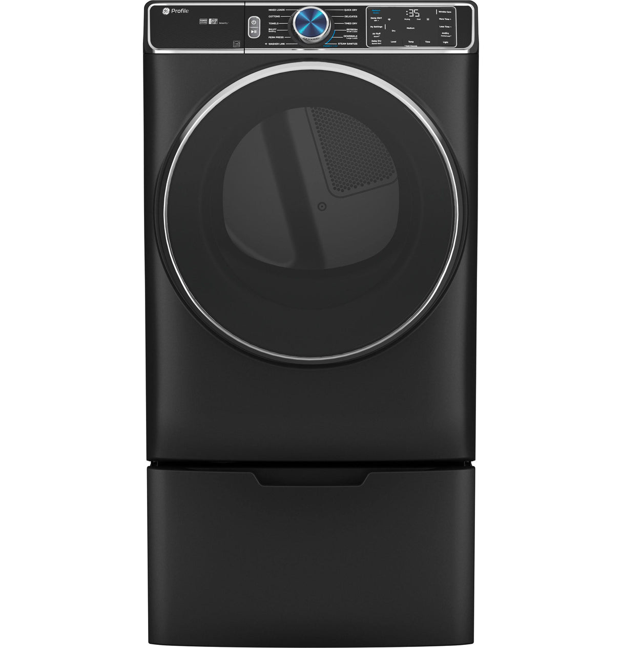 GE Profile™ ENERGY STAR® 7.8 cu. ft. Capacity Smart Front Load Electric Dryer with Steam and Sanitize Cycle