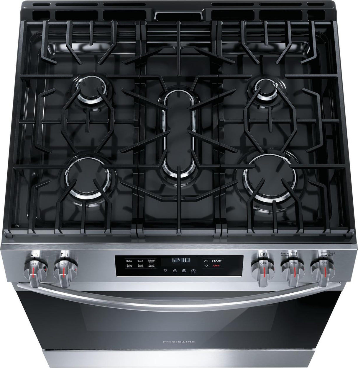 30" Front Control Gas Range with Quick Boil
