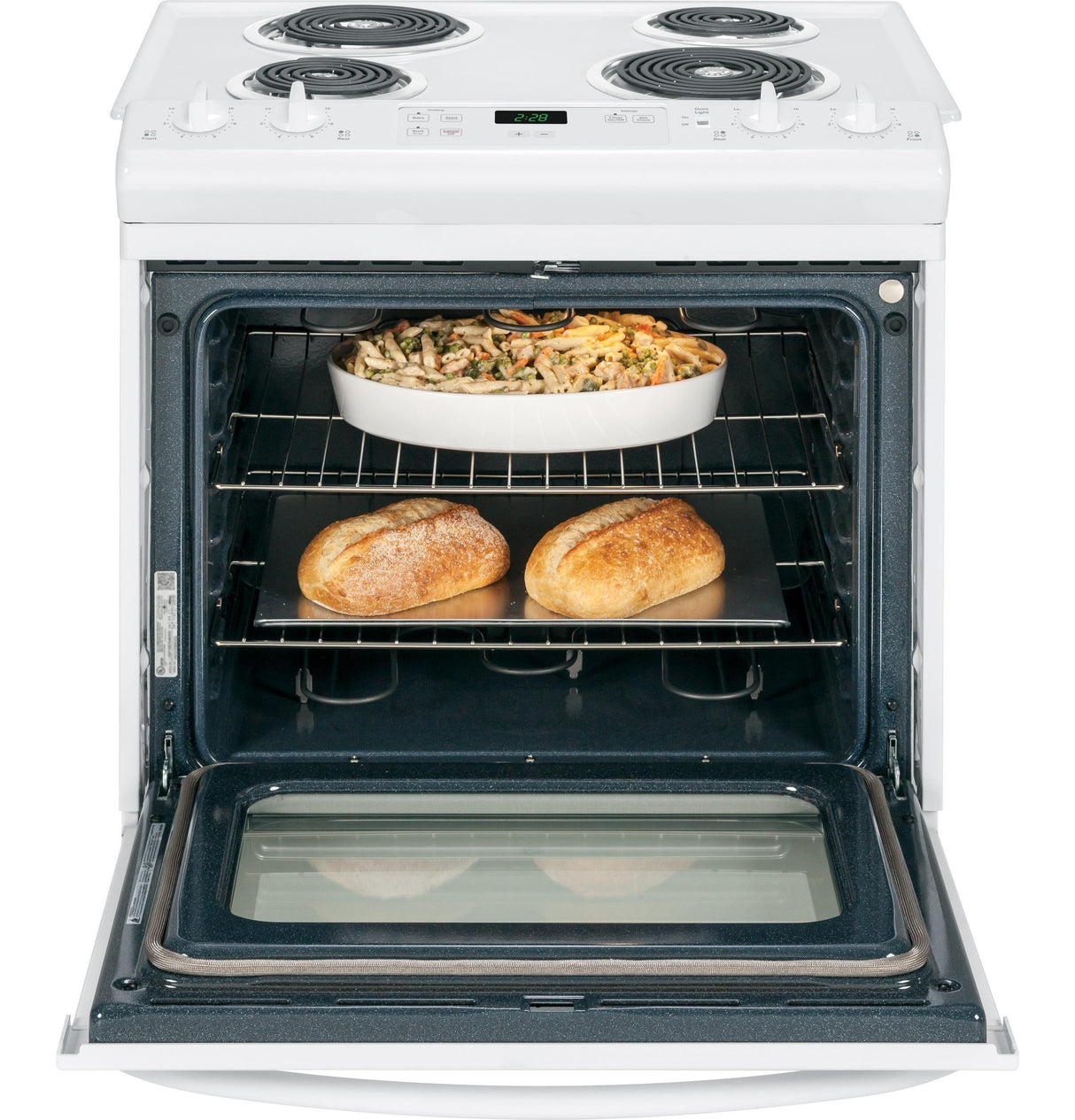 GE® 30" Drop-In Electric Range