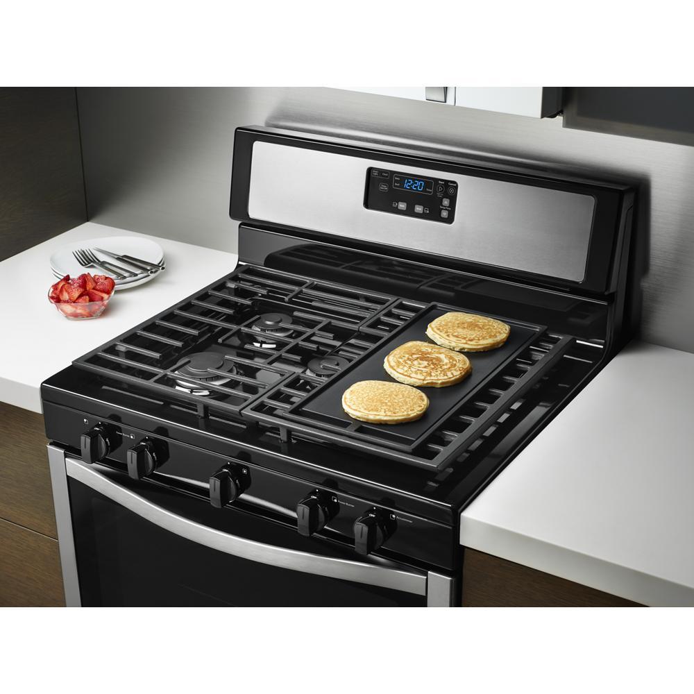 Whirlpool® 5.1 Cu. Ft. Freestanding 5-Burner Gas Stove