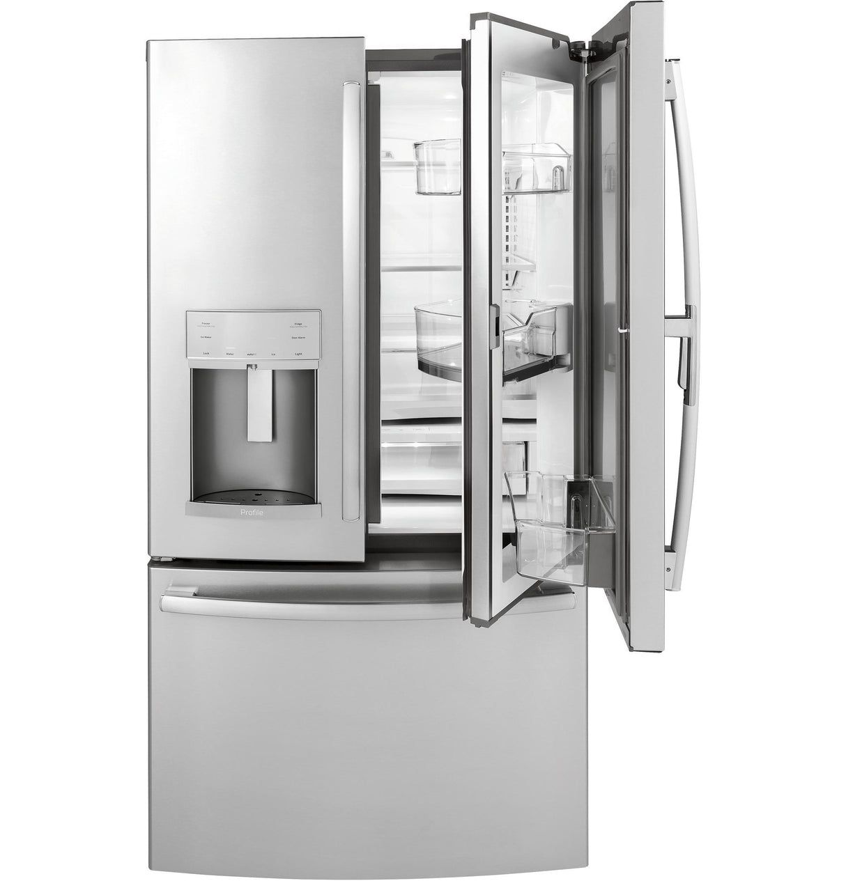 GE Profile™ Series 22.1 Cu. Ft. Counter-Depth French-Door Refrigerator with Door In Door and Hands-Free AutoFill
