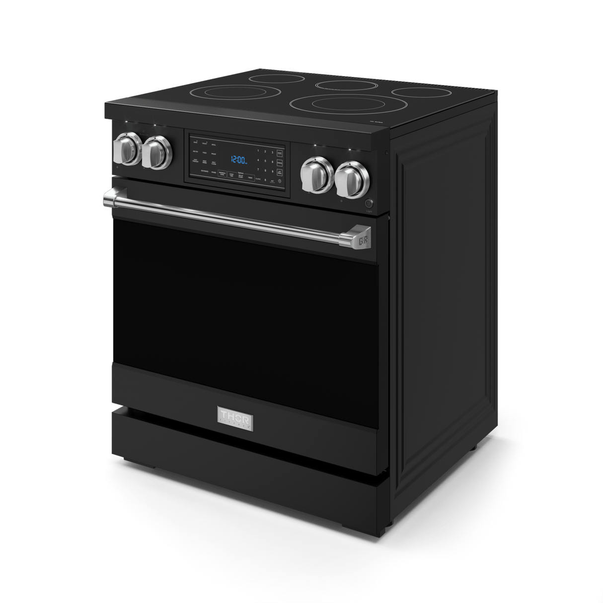 30 Inch Professional Electric Range With Tilt Panel Touch Control In Black/stainless Steel Gordon Ramsay Series