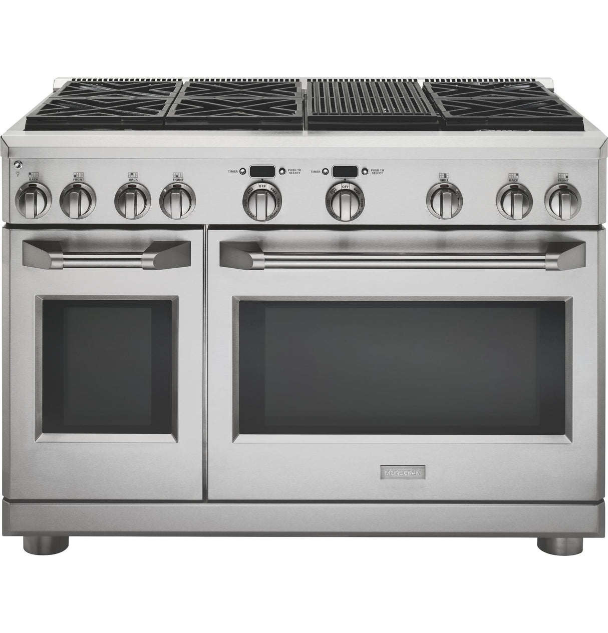 Monogram 48" Dual-Fuel Professional Range with 6 Burners and Grill (Natural Gas)