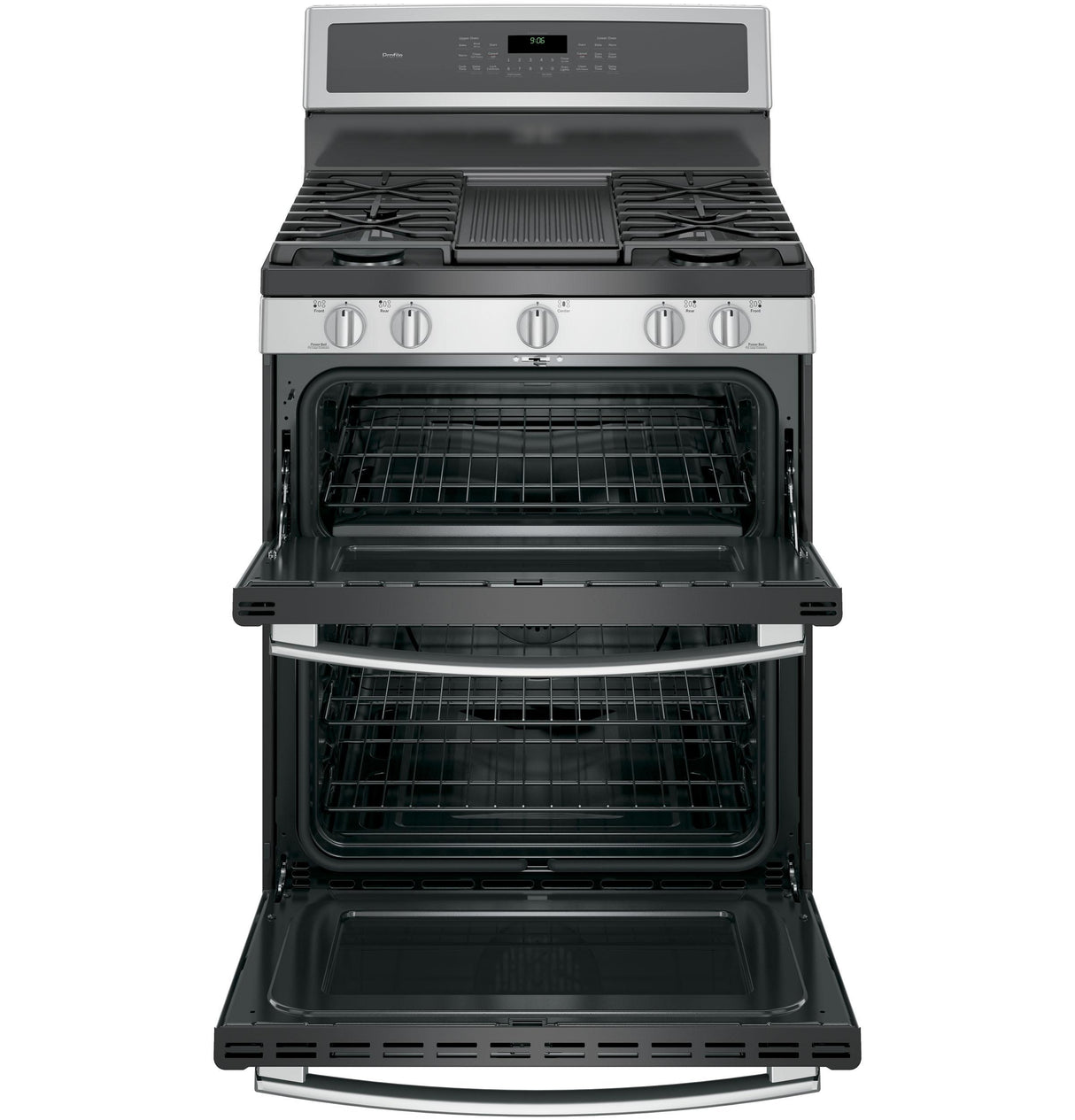 GE Profile™ 30" Free-Standing Gas Double Oven Convection Range