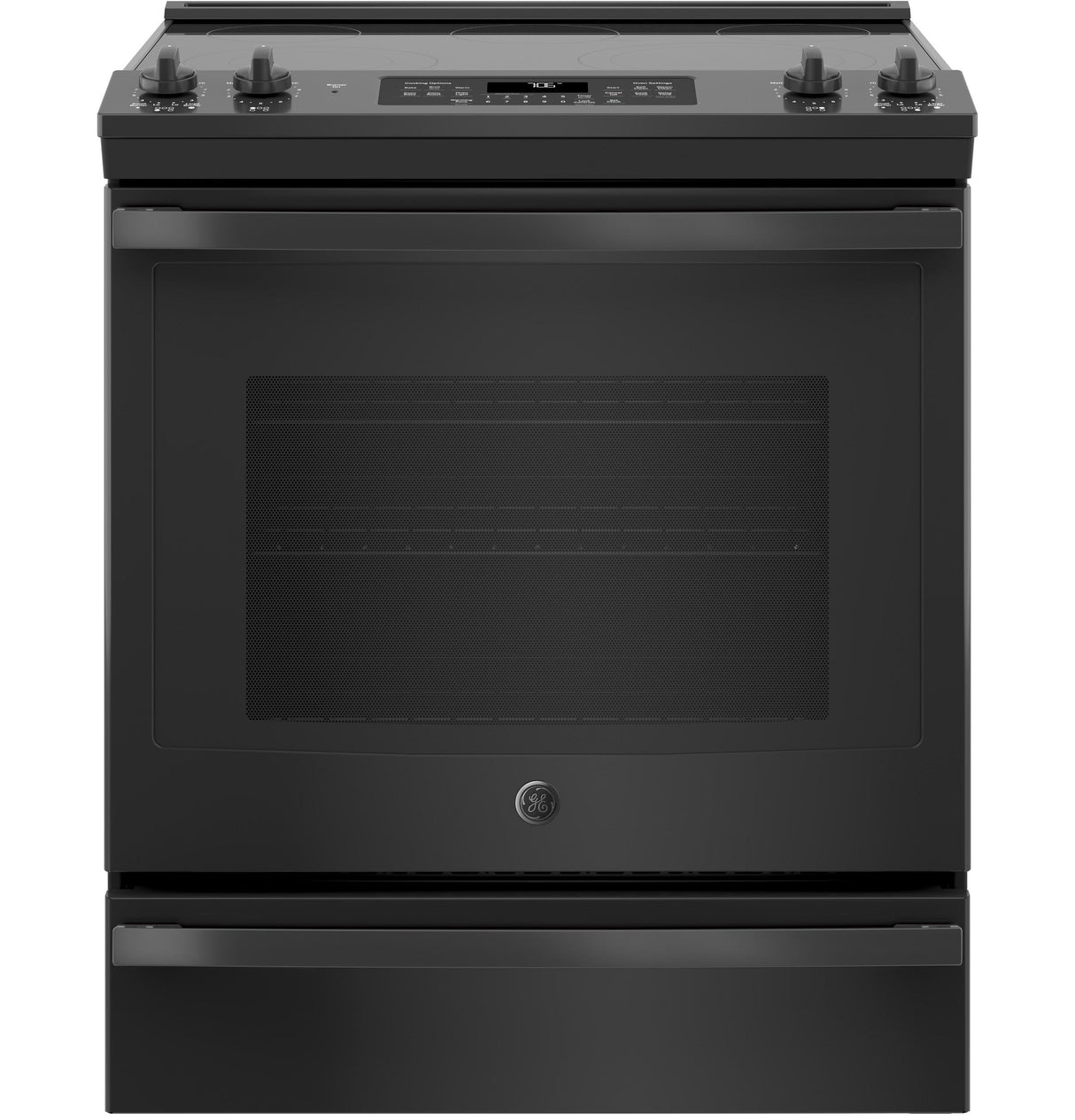 GE® 30" Slide-In Electric Convection Range
