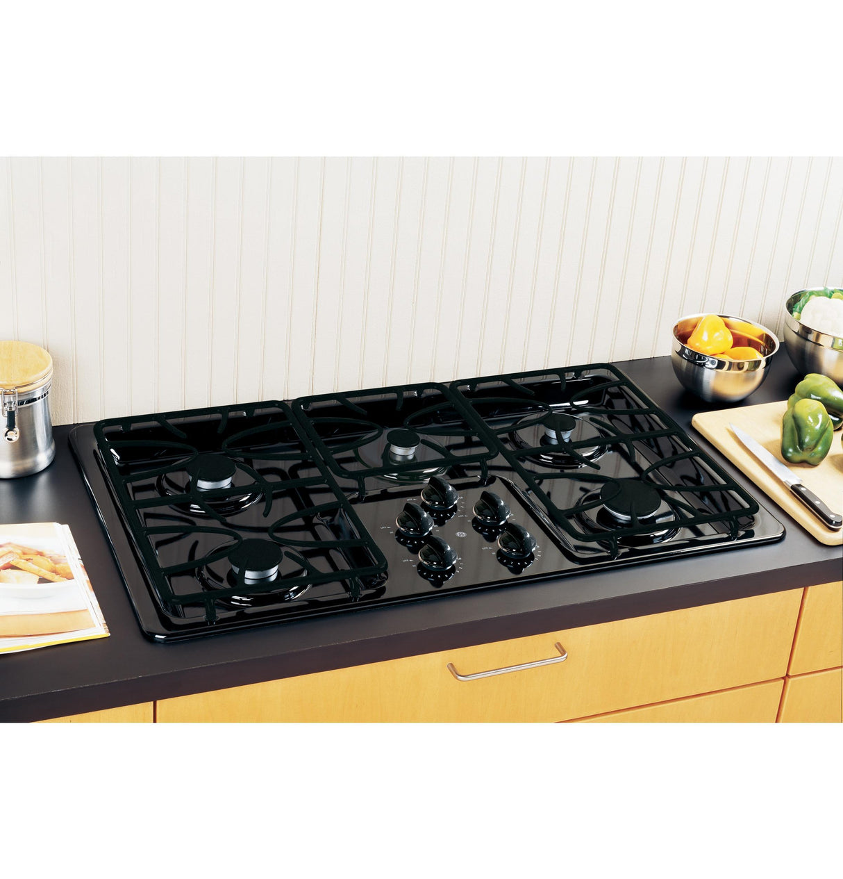 GE® 36" Built-In Gas Cooktop