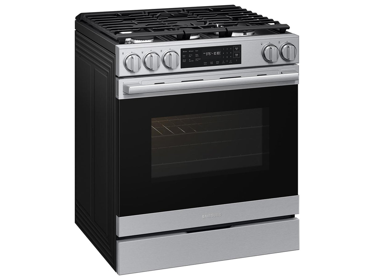 Bespoke Smart Slide-in Gas Range Pro Style Design Air Fry Max True Convection