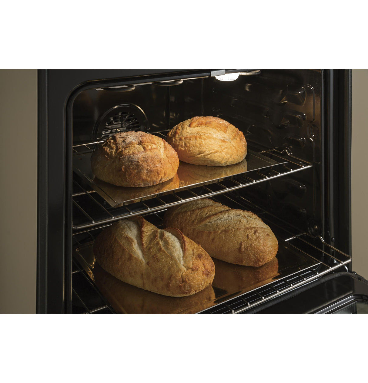 GE® 30" Slide-In Electric Convection Range