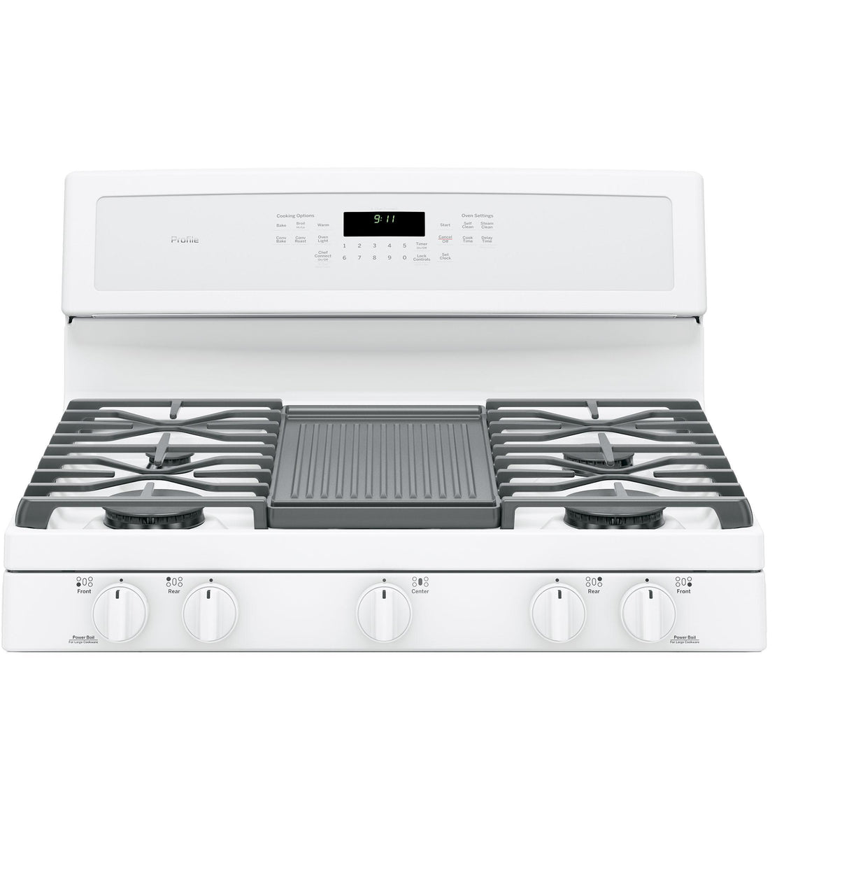 GE Profile Series 30" Free-Standing Gas Convection Range