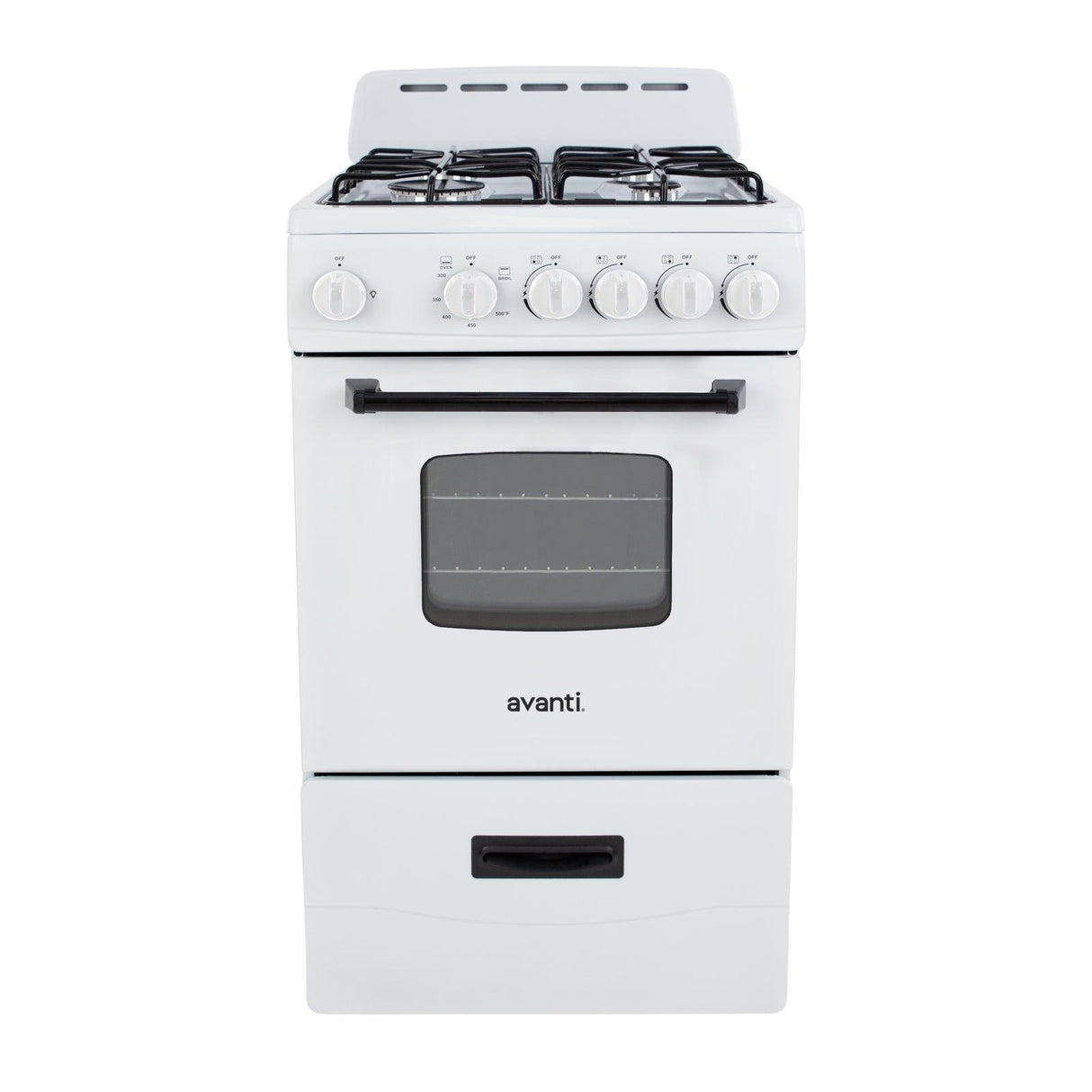 Avanti 20" Gas Range - Stainless Steel