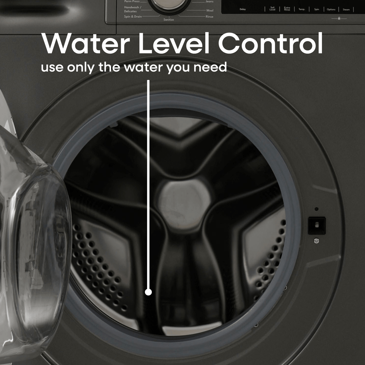 Element 24-inch 2.2 cu. ft. Front Load Washer - Gray, ENERGY STAR (ECW2224EGG)