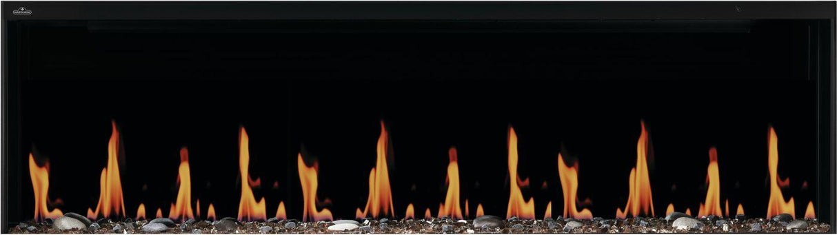 Luminex 65 LCD Electric Linear Built-in Fireplace