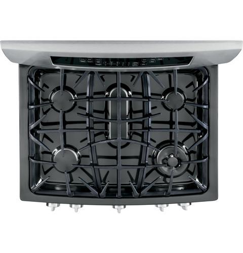 GE Profile™ Series 30" Dual-Fuel Free-Standing Range with Warming Drawer