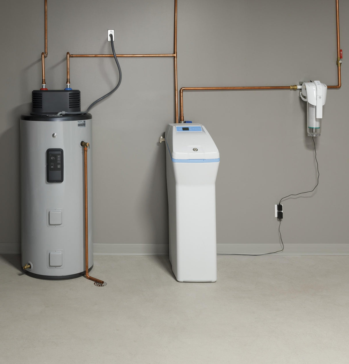 GE® Smart 50 Gallon Electric Water Heater with Flexible Capacity