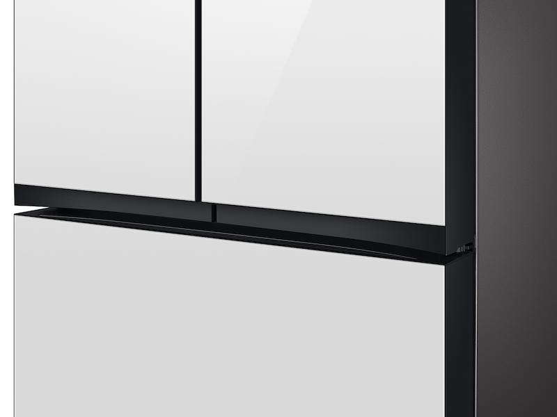 Bespoke 3-Door French Door Refrigerator (30 cu. ft.) with AutoFill Water Pitcher in White Glass