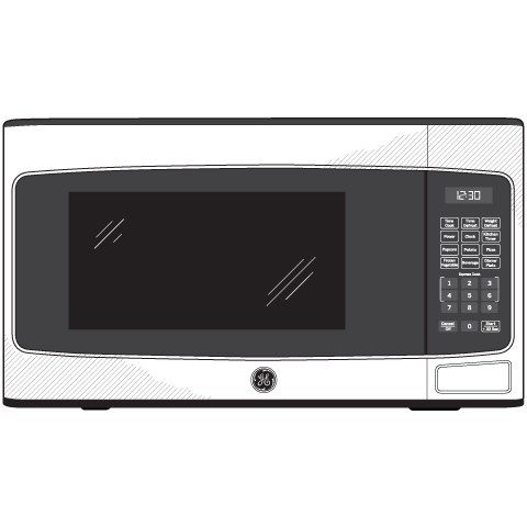 GE® 1.1 Cu. Ft. Capacity Countertop Microwave Oven