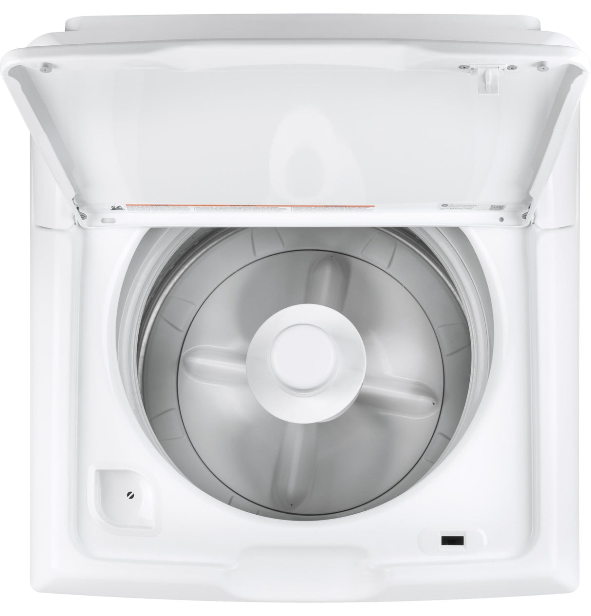 Hotpoint® 3.8 DOE cu. ft. capacity stainless steel basket washer