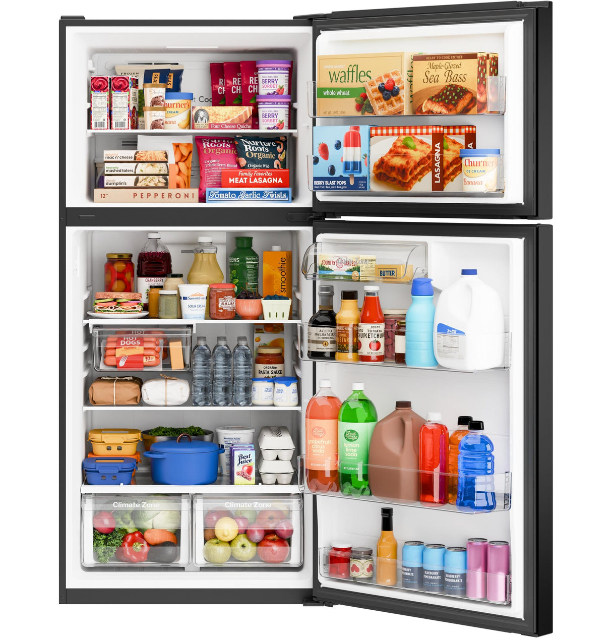 GE® 21 Cu. Ft. Garage Ready Top-Freezer Refrigerator