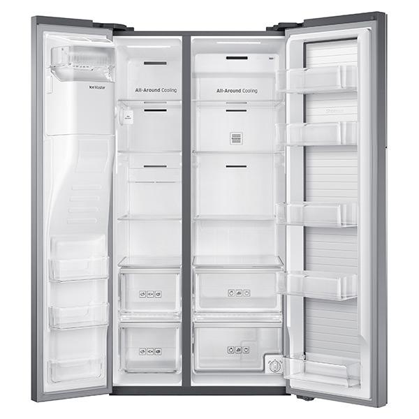22 cu. ft. Capacity Counter Depth Side-by-Side Food ShowCase Refrigerator (Stainless Steel)