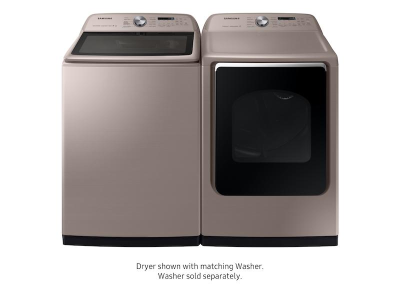 7.4 cu. ft. Gas Dryer with Steam Sanitize+ in Champagne