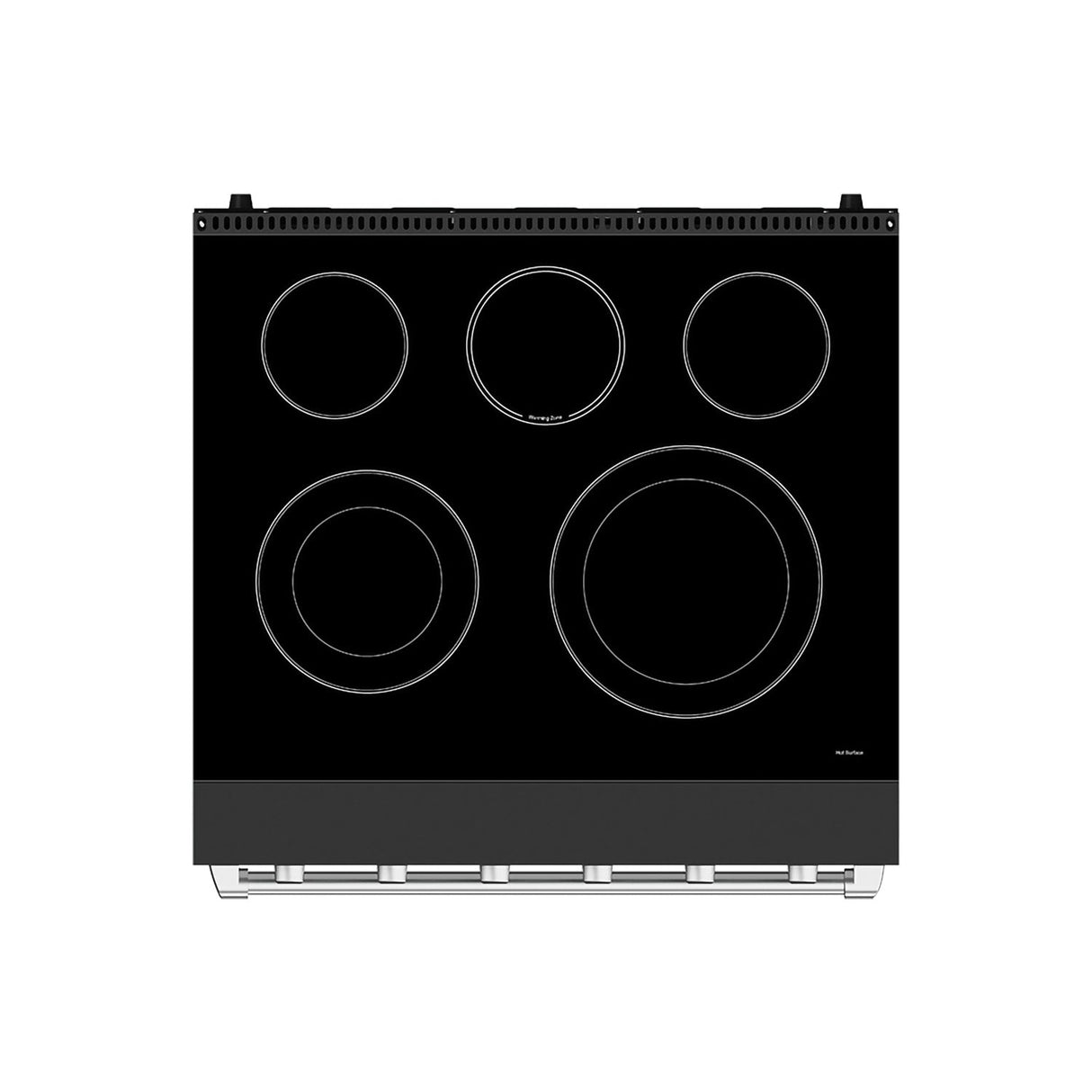 30 Inch Professional Electric Range With Precision Knob Control In Black and Stainless Steel Gordon Ramsay Series