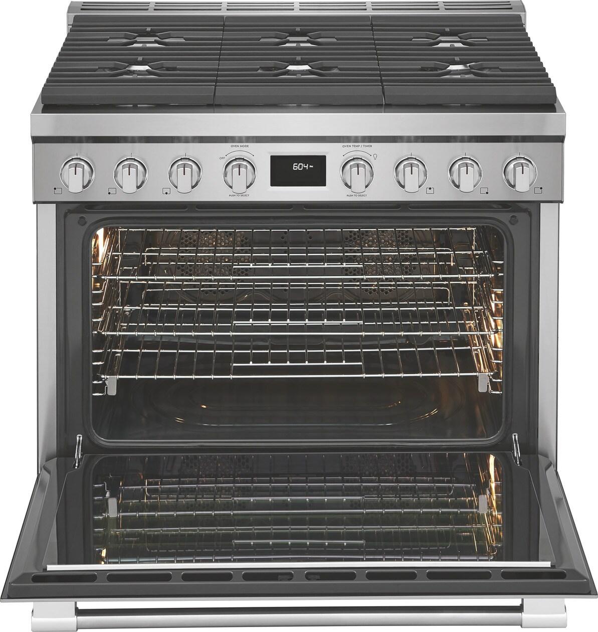 36" Dual-Fuel Freestanding Range